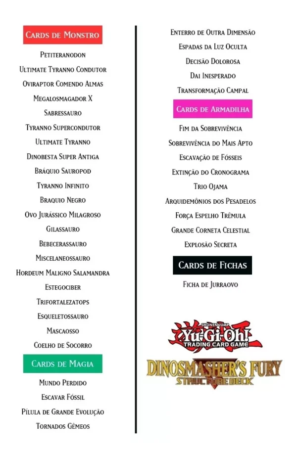 Deck Estrutural - Fúria Do Dinosmagador - Ptbr - Image 3